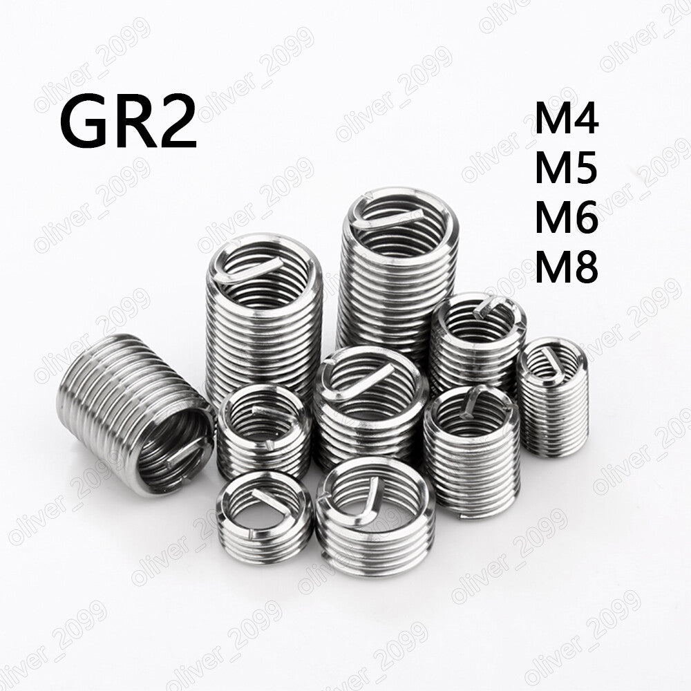 Titanium Helicoil Insert Wire Thread Insert Thread Repair M4 M5 M6 M8