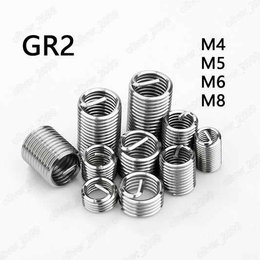 Titanium Helicoil Insert Wire Thread Insert Thread Repair M4 M5 M6 M8