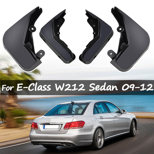 ya 7 6.10.2 Front Rear Mud Flaps for benz W212 E-Class Sedan 09-13 Splash Guards Mudguards