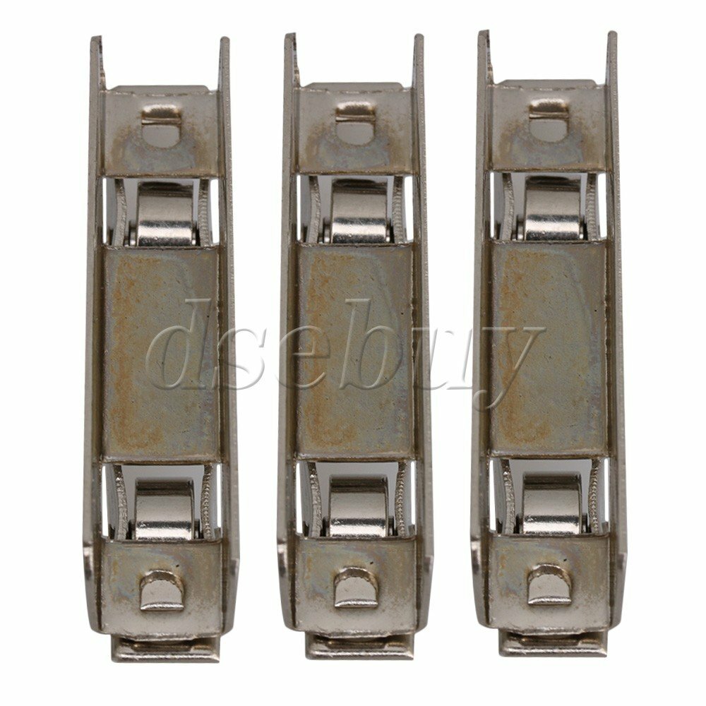 ya 14 20P Glass Sliding Roller Ball ing Double 10mm Pulley 8mm Thick Clip
