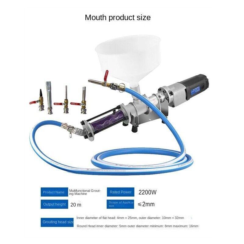 ya 14 2023 portable grouting machine Cement mortar caulking spraying machine 1100w