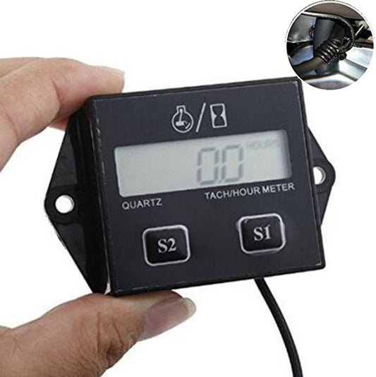 ya 2 7.16 Motorcycle LCD engine tachometer/hour tachometer spark plug gas engine