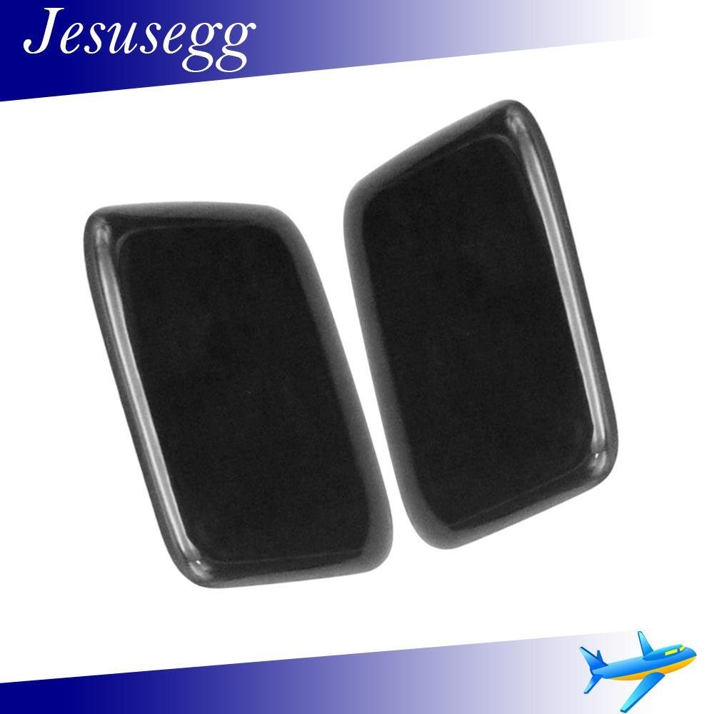 ya 27 6.18 Pair Front Bumper Headlight Washer Spray Cover Cap for Hyundai for Genesis 2015-2016