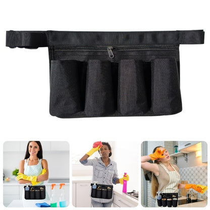 ya 26 Multi Compartment Cleaning Tool Pouch Sturdy Waterproof Fabric Waist Pack