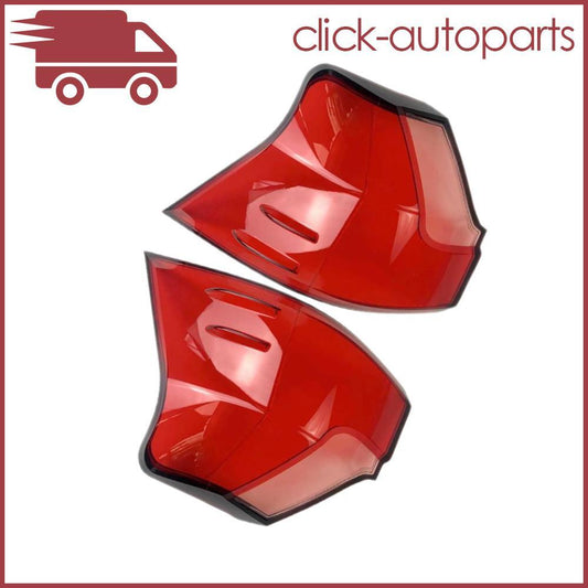 ya 27 6.21 2x Rear Left & Right Side Tail Light Lamp Lens Shell Red Fits For LX570 16-2021