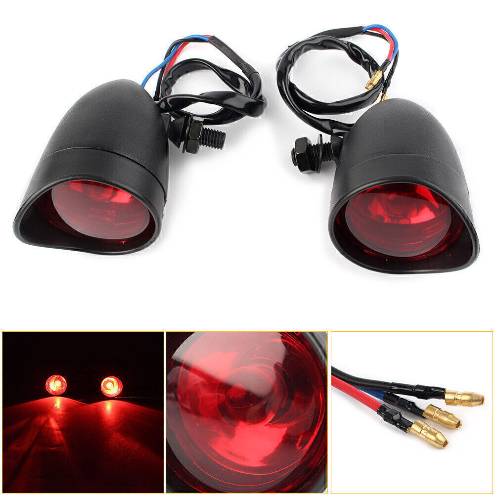 ya 4 6.17.2 2.5 Round turn signals lights for Harley Softail Sportster Dyna