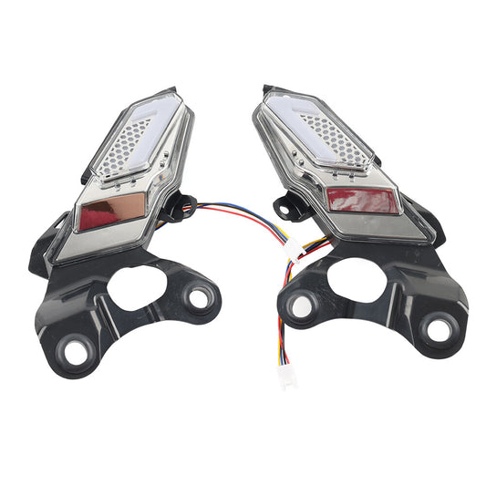 ya 4 6.17.2 Front Turn Signal Light Indicator Lamp Red Flowing for Yamaha XMAX 300 2023-2024