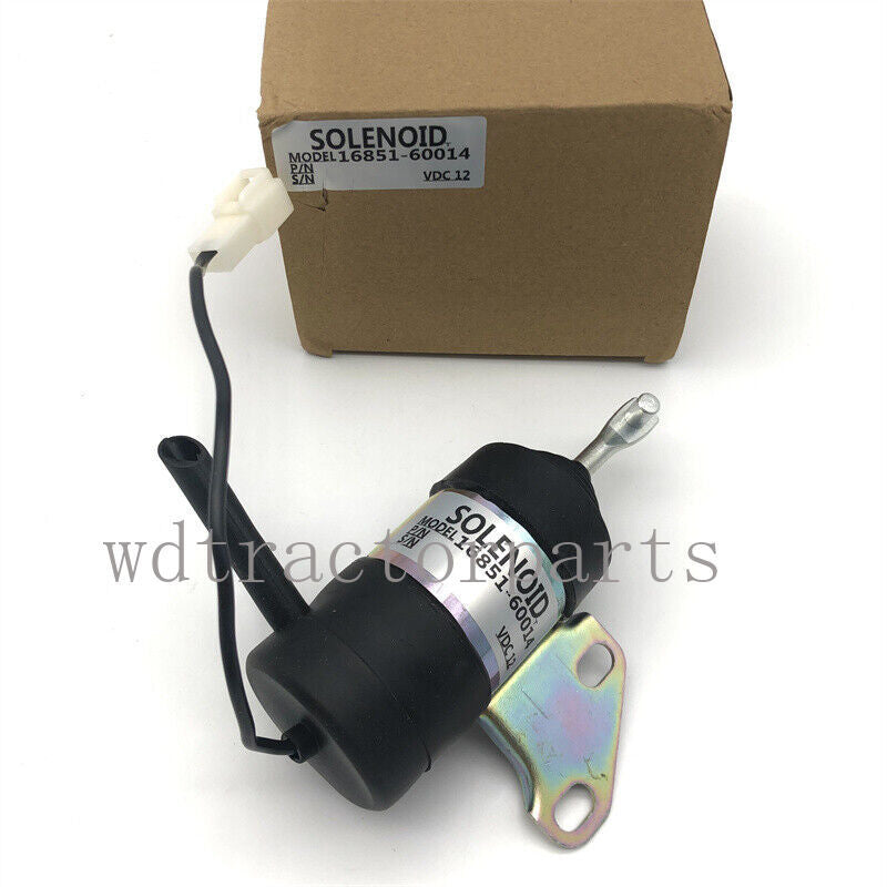ya 1 8.5.2 16851-60014 16851-60011 12V Fuel Shutoff Solenoid For B7410D BX1500D