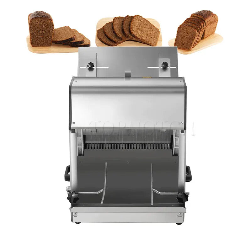 Mechanical Bakery Bread Slicer Automatic Adjustable Electric Bread Slicer
