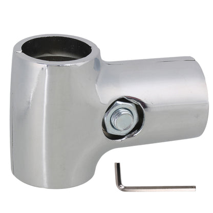 ya 26 6x Display Rack Clamp Pipe Fitting 25mm Shelves Tube Tee Connector Silver