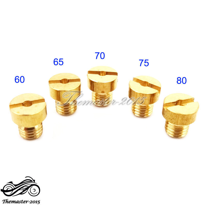 ya 4 6.17 5mm Racing Carburetor Carb Jets #60 65 70 75 80 For 50 60 80cc Motorized Bicycle