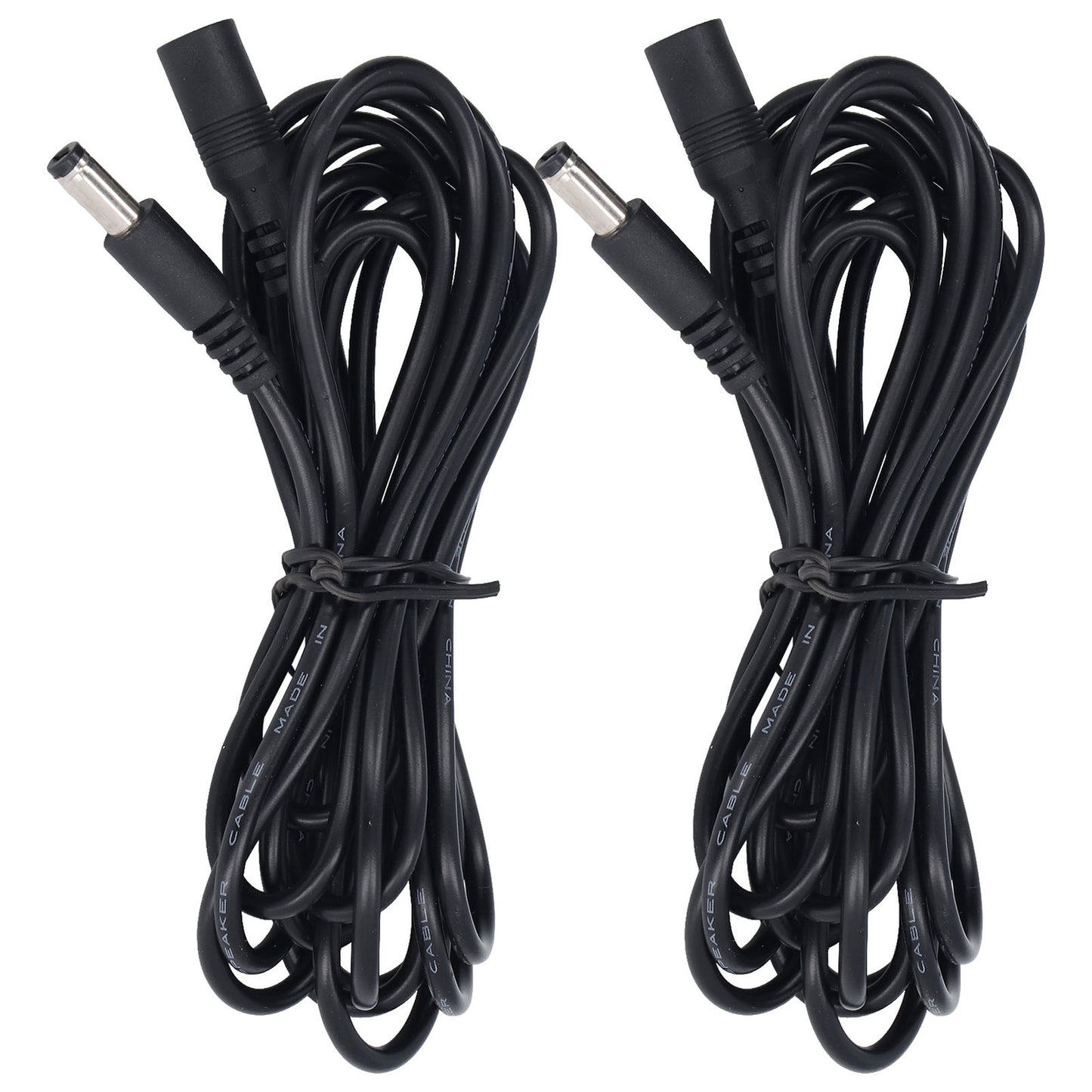 ya 14 2Pcs LED Extension Cord Monitoring Power Connection Cable 5.5x2.1mm DC12V New