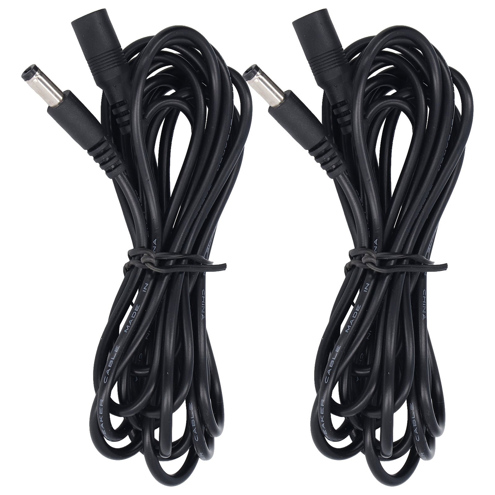 ya 14 2Pcs LED Extension Cord Monitoring Power Connection Cable 5.5x2.1mm DC12V New