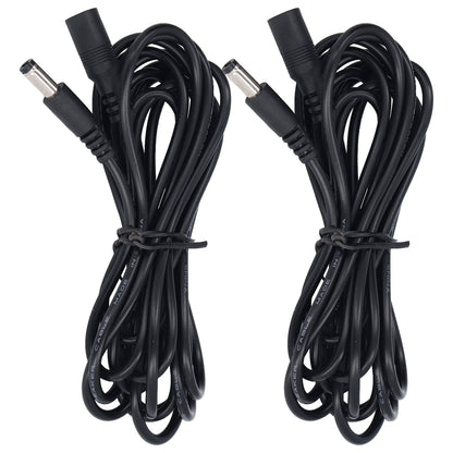 ya 14 2Pcs LED Extension Cord Monitoring Power Connection Cable 5.5x2.1mm DC12V New