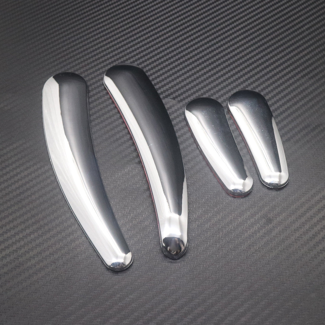 ya 5 8.7 Chrome Curved Swingarm Frame Cover Insert for Harley Softail Models 2008-2016
