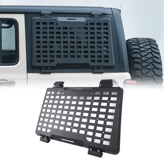 ya 16 For 2018-2024 Jeep Wrangler JL 4-Door ¨C Driver Side | Storage Organizer Black