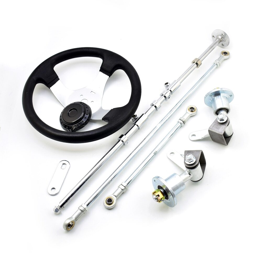 ya 6 6.12 GO KART UTV Strut Knuckle Spindle 6'' Flange ATV Front Steering Gear Rack Joint