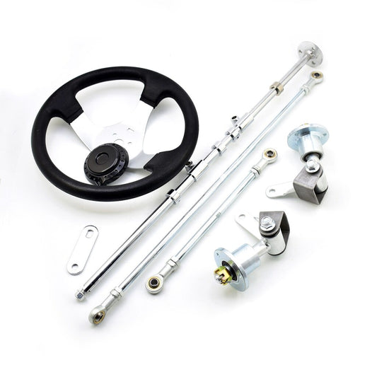 ya 6 6.12 GO KART UTV Strut Knuckle Spindle 6'' Flange ATV Front Steering Gear Rack Joint