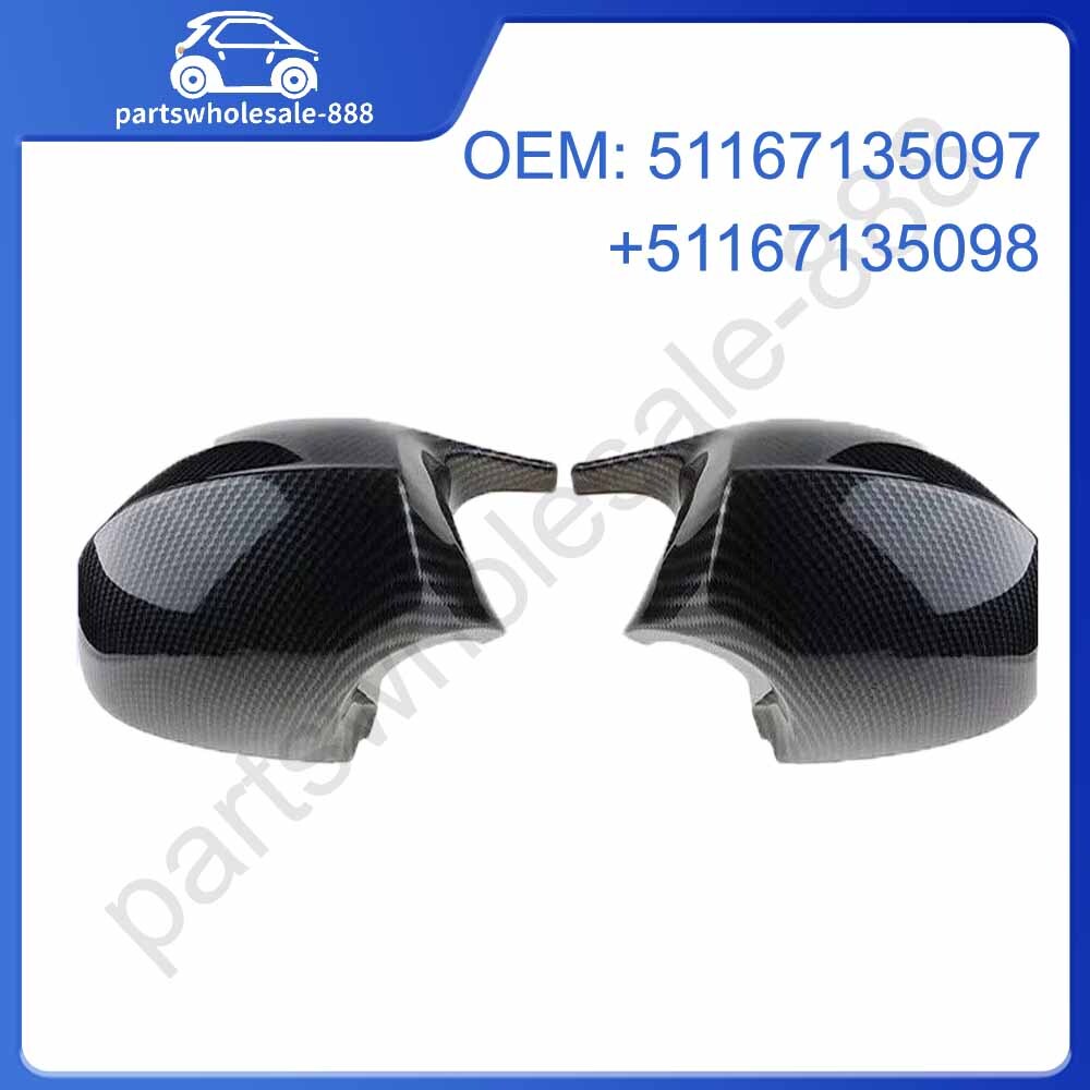 ya 1 8.5.1 Carbon Fiber Side Mirror Covers for 2005 - 08 for E90 E91 325i 328i 335i Sedan 