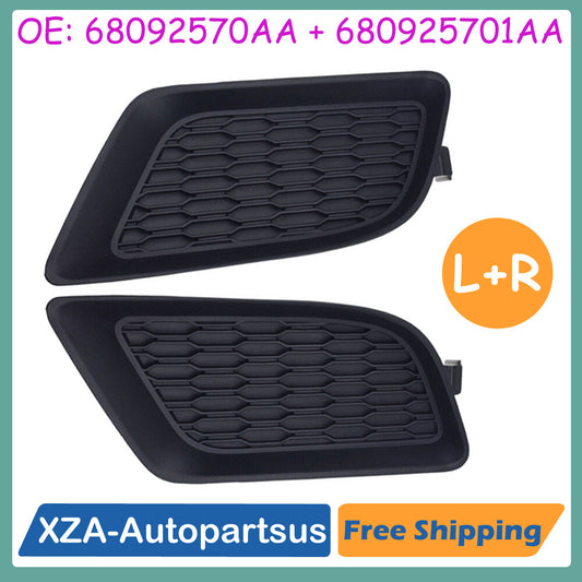 ya 13 5.27.2 New Fog Light Covers Set For 2011-2014 for Dodge for Charger Driver and Passenger Side