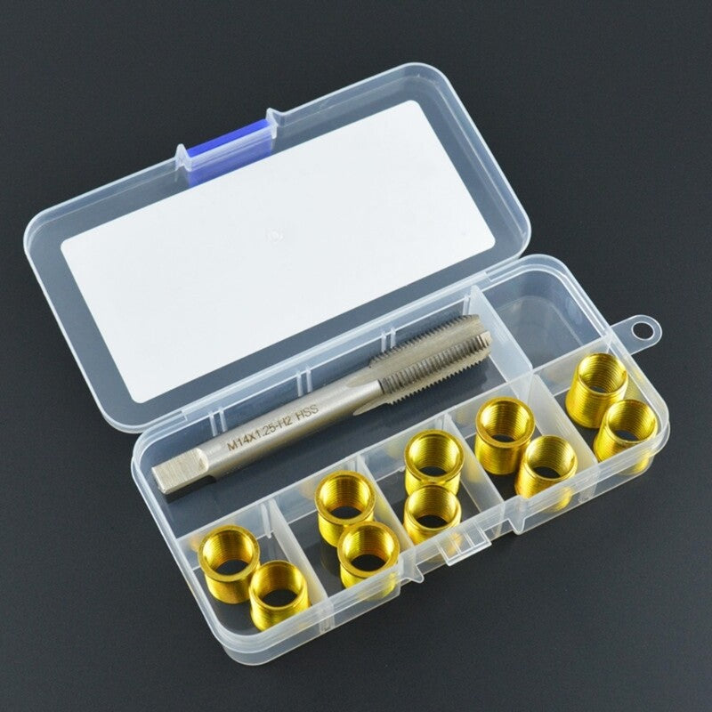 ya 26 Plugs Thread Repair M12x1.25 Inserts Tap Stainless Steel Thread Repair