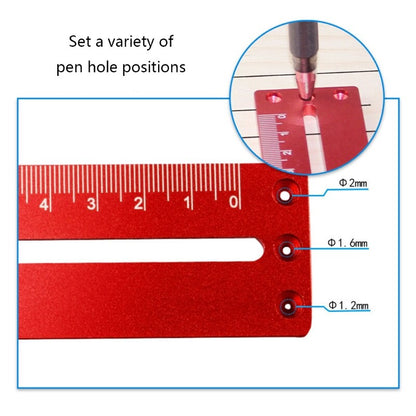 ya 14 Woodworking Measuring Tool Scribering Ruler Vertical Ruler Line Drawing Locator