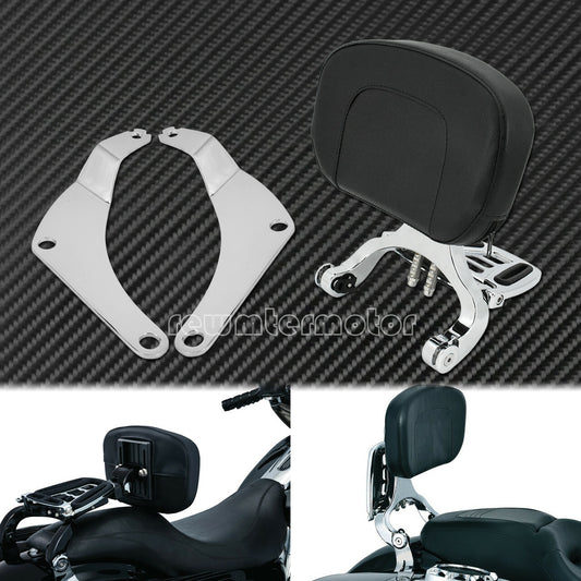 ya 3 6.25.3 Multi-Purpose Driver & Passenger Backrest Fit for Harley Sport Glide 2018-2020