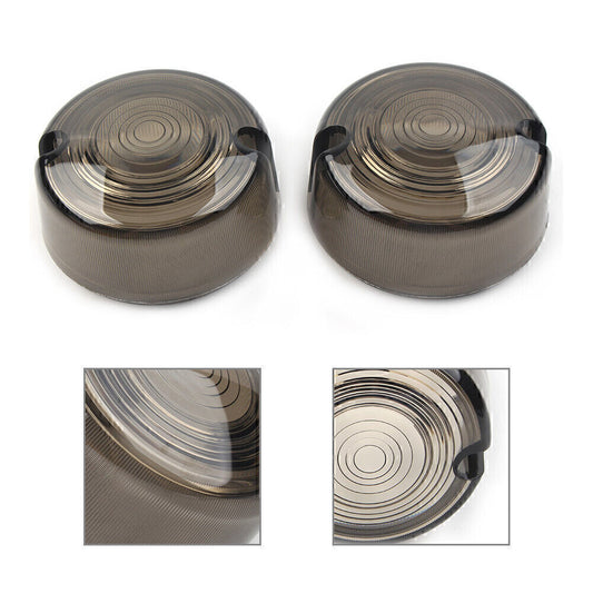 ya 1 7.2 SmokenTurn Signal Lens Cover for Harley Dyna FXD FXR Sportster XLH 883 1200 FXST