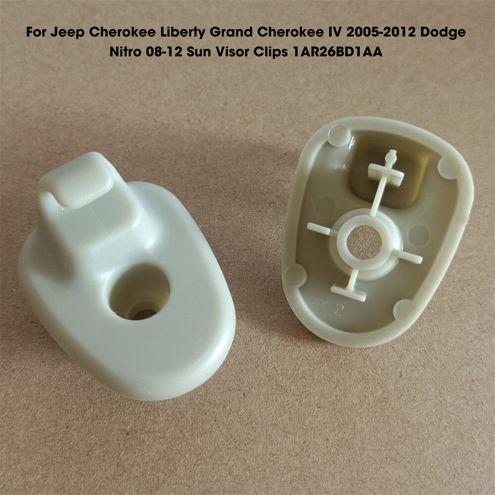 ya 5 8.7 2x Sun Visor Clips Retainer 1AR26BD1AA 1AR26DW1AA for Jeep Liberty & for Dodge Nitro