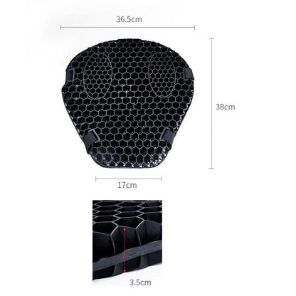 ya 5 8.7 Motorcycle 3D Mesh Fabric Comfort Honeycomb Gel for Seat Cushion Cover p