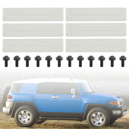 ya 5 8.7 18pcs Roof Drip Rack Removal Kit Cover Bolts Fit for Toyota FJ Cruiser 2007-2014