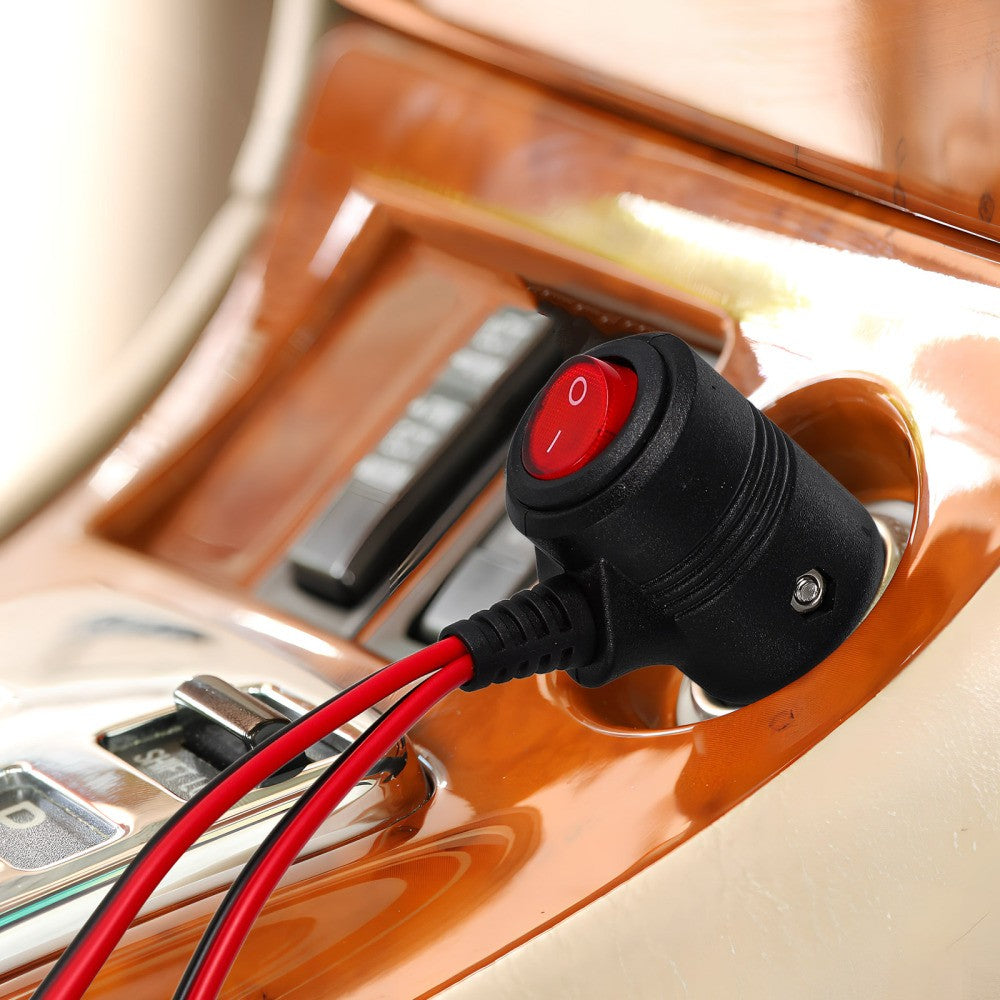 ya 5 8.7 Car Cigarette Lighter Adapter Automotive Cigarette Lighter Plug Extension Cable