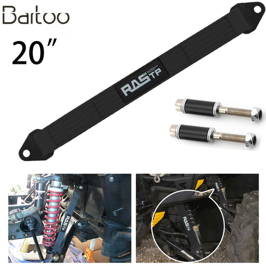 ya 3 6.25 20 Black Hot Racing Limit Straps Shock Suspension Travel 4 Layers Webbing