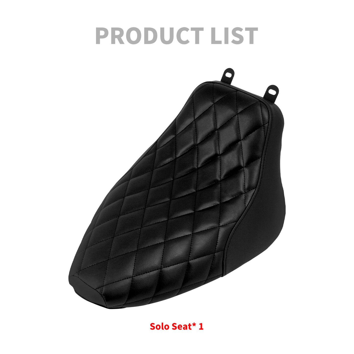 ya 5 8.7 Driver Solo for SEAT Black Stitching for Harley Heritage Softail FLSTC Deluxe 06-17