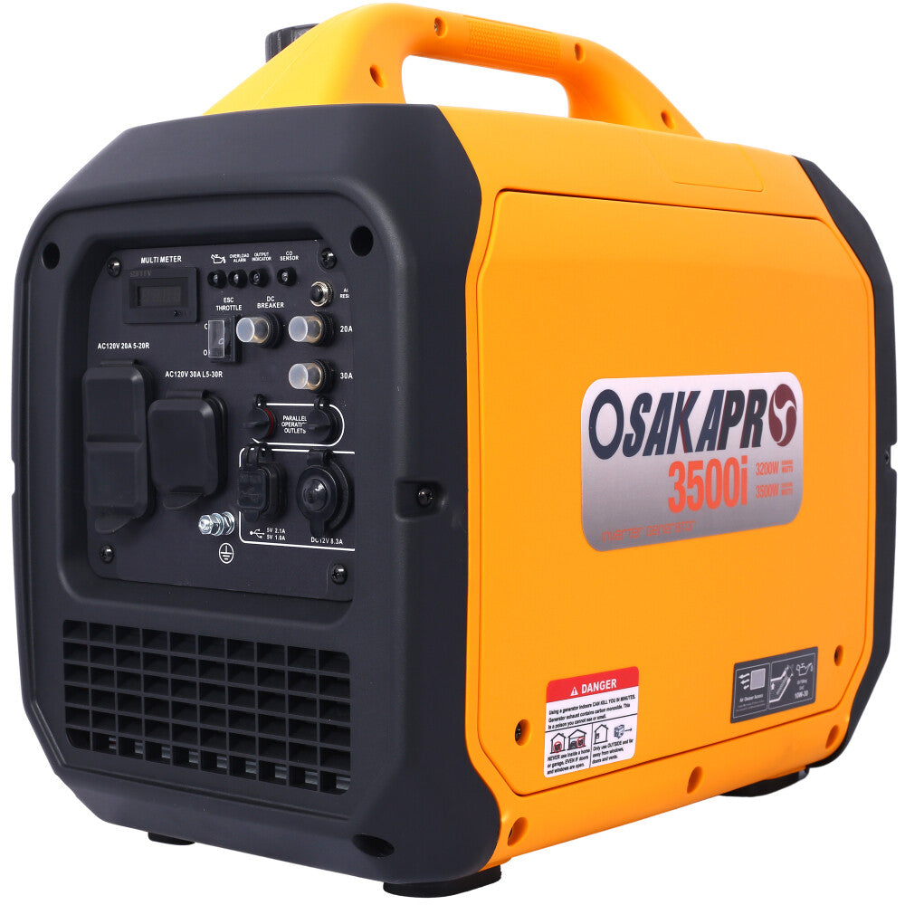 ya 28 3500W Gas Inverter Generator Portable w/EPA & CO Sensor, Compact,Home/Camping/RV