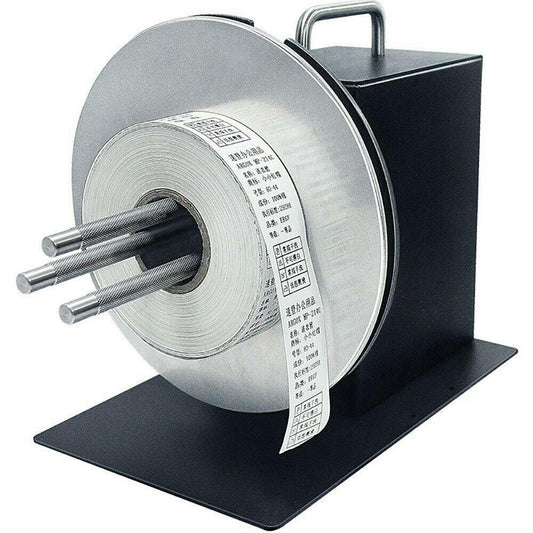 AC 100-240V Automatic Label Rewinder Bar Code Tags Two-way Rewinding Machine R7