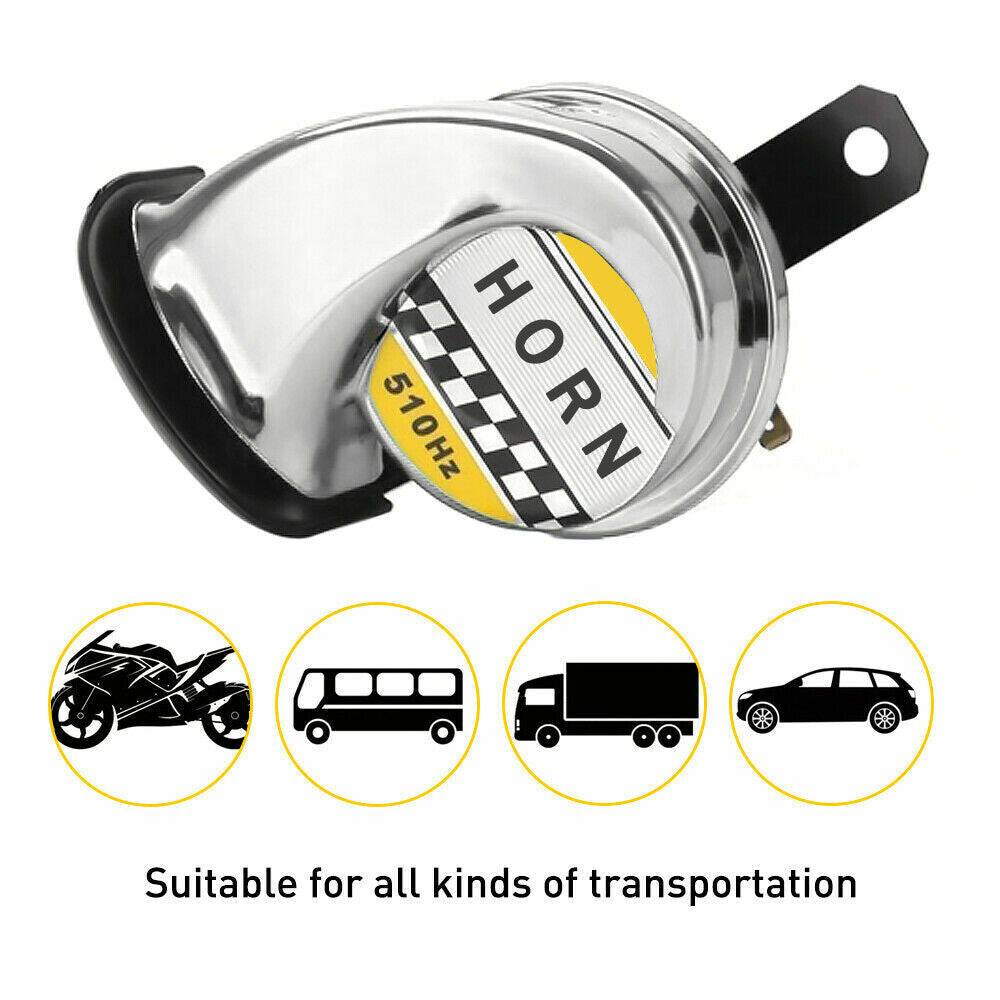 ya 5 8.7 Motorcycle Snail Air Loud Horn 130DB for Motorcycle Car Boat SUV RV 12V