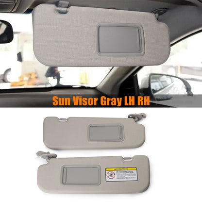 2PCS For 2011 2012-2016 for Hyundai for Elantra Gray Car Sun Visor Right +Left Side Pair