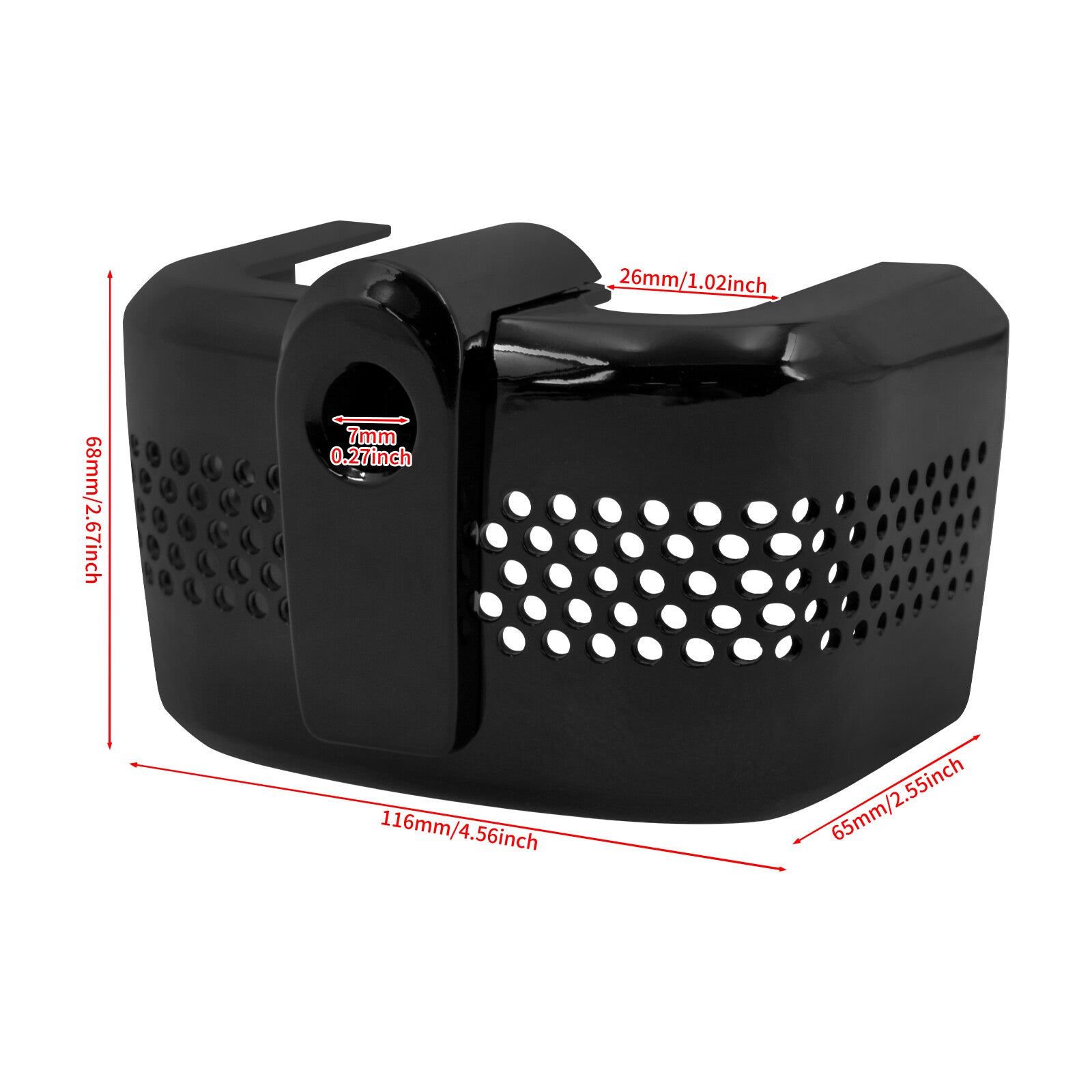 ya 5 8.7 Black ABS Plastic Coil Cover for Harley Softail Breakout Street Fat Bob 18-2024