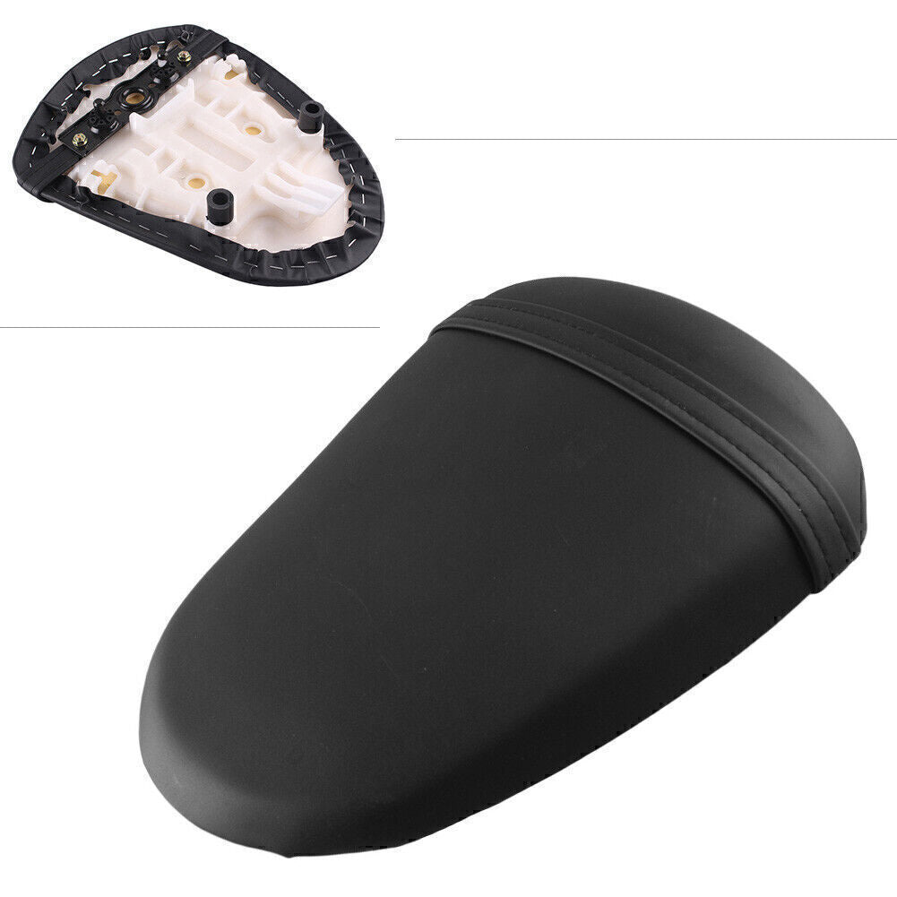 ya 5 8.7 Rear Passenger for SEAT Cushion Pillion Black Fit for Suzuki GSXR 1000 2007 2008