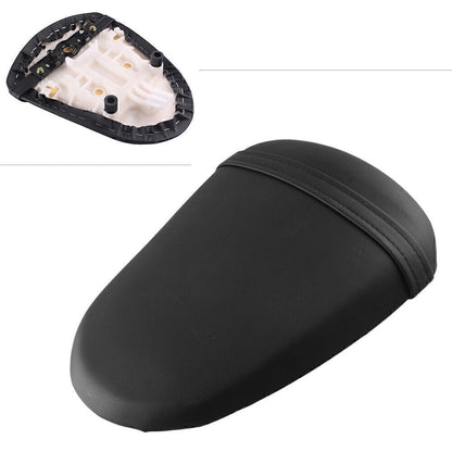ya 5 8.7 Rear Passenger for SEAT Cushion Pillion Black Fit for Suzuki GSXR 1000 2007 2008