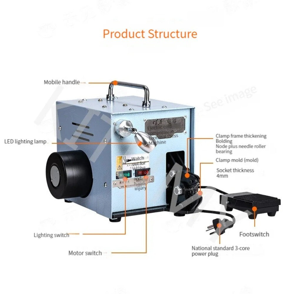 ya 26 7.28.3 220V Termi l Crimping Machine 60W/220V 50Hz Electric Termi l Crimper Toolsa
