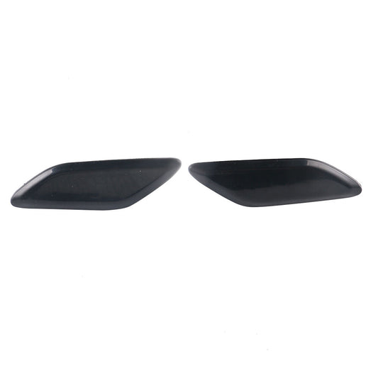 ya 27 6.18.2 LH & RH Front Headlamp Washer Jet Nozzle Cover Unpainted Fit for Mazda 3 AXELA 14-16