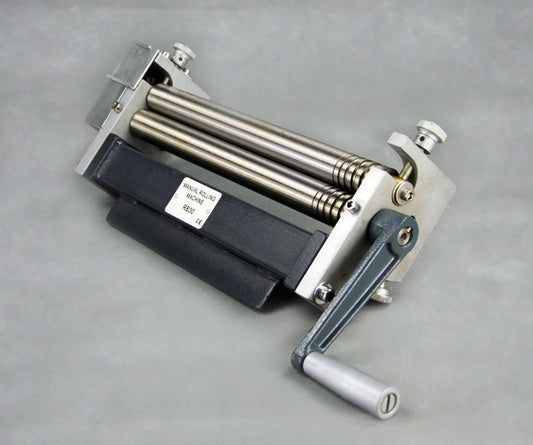 Small Manual Steel Plate Rolling Machine Metal Plate Bending Round Machine B