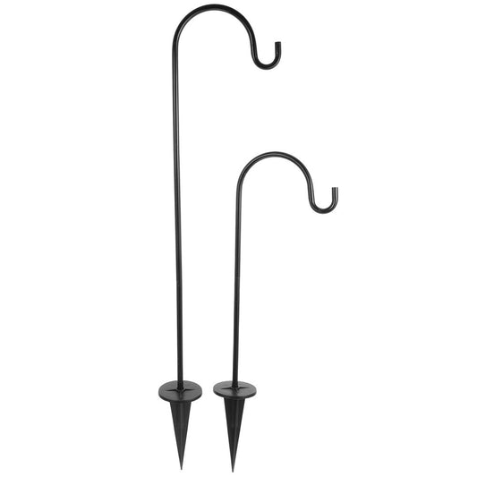 ya 14 2 Pcs Small Shepherds Hooks for Outdoor Garden Flowerpot Stand Heavy Duty