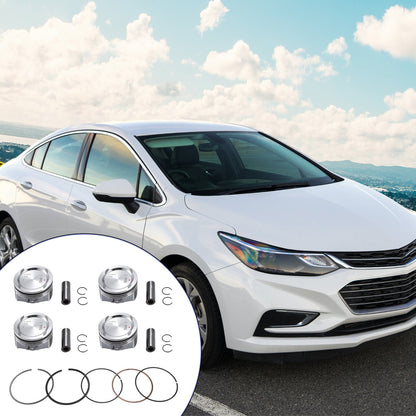 ya 10 10.28 25198520 1 set of engine pistons, pins and clip rings suitable for Cruze 1.