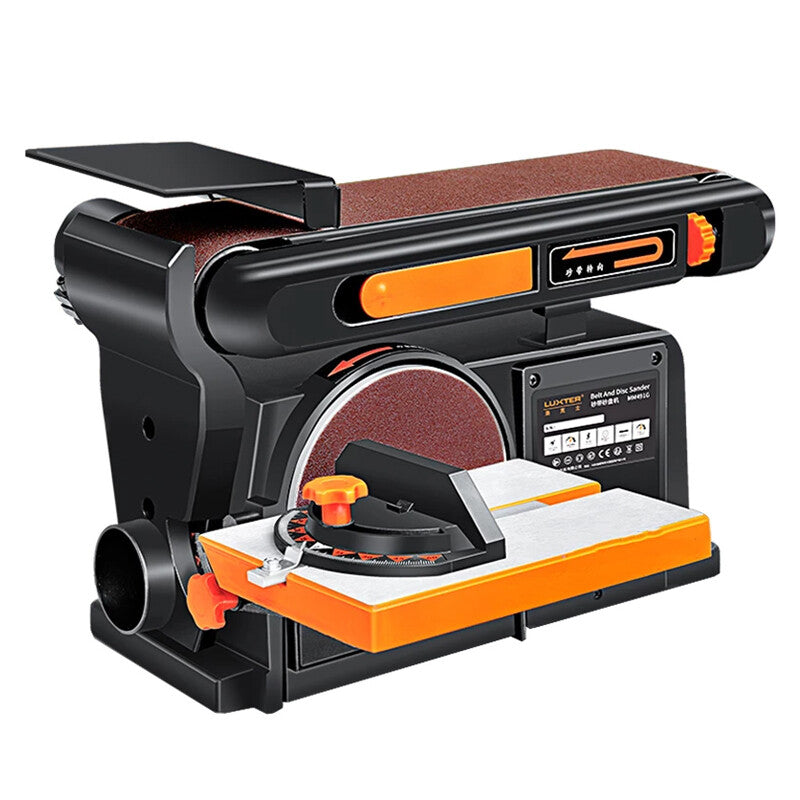 ya 17 Electric Belt Disc Sander Wood Sanding Machine Grinding Polishing Machine 220V