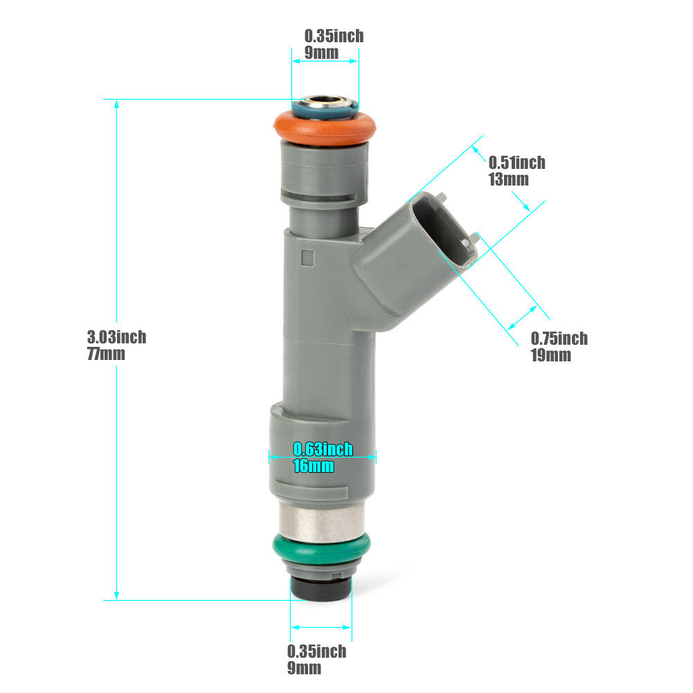 ya 1 8.5.2 4Pcs Fuel Injectors 12613163 for HHR Malibu 2.2L 2.4L 2009-2011