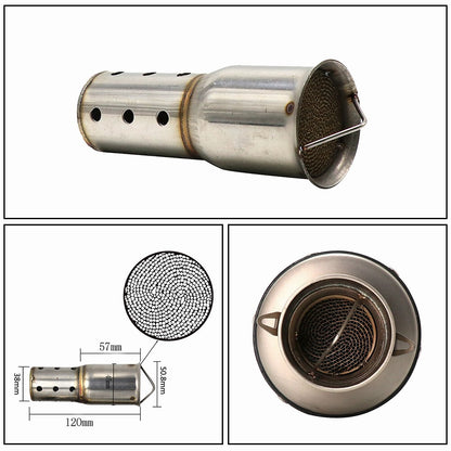 ya 5 8.7 50.8MM Motorcycle Muffler Insert Baffle DB Killer Silencer Joint Parts