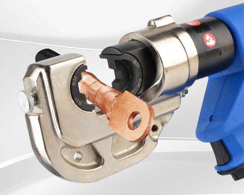 ya 25 hargeable Digital Display Copper Aluminum Termi l Continuous Crimping Pliers